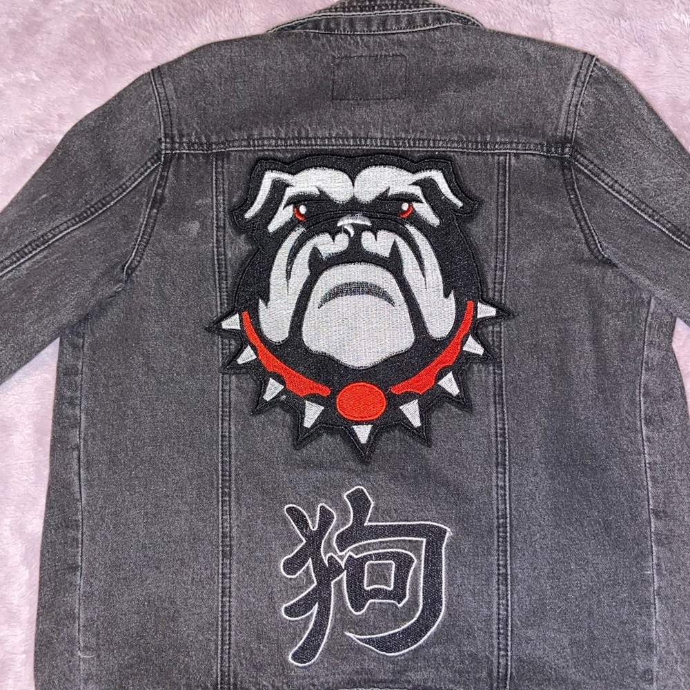 Black Denim Jacket Liquor n Poker